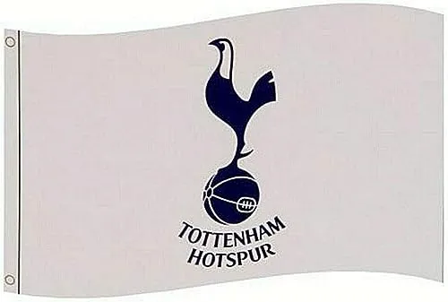 Tottenham Hotspur F.C. Flagge CC, Weiß, 5x3