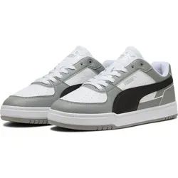 Puma Herren Caven III Sneaker - Lifestyle Schuhe in White-Black-Grey, Größe 40.5 EU - Der Puma Caven III Sneaker vereint klassischen Court-Style mit modernem Komfort und ist perfekt für Alltag und Freizeit. Hochwertige Materialien und ein zeitloses Design machen ihn zum idealen Begleiter für jeden Look.