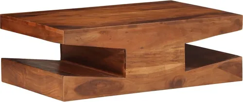 Maison Exclusive Couchtisch aus massivem Akazienholz 90x60x30 cm