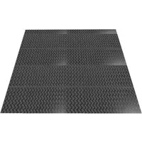 Fußboden für Konsta Premium Satteldachhaus 8,5 m² - Gartenhäuser, langlebiger Metallfußboden in Silber, perfekt für Stabilität und Witterungsbeständigkeit.