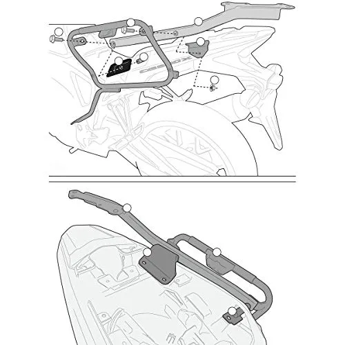 Givi PLX1121 Pannier Holder - Trägersysteme für Motorräder, bietet flexible Gestaltung und herausragende Robustheit für langlebige Nutzung.