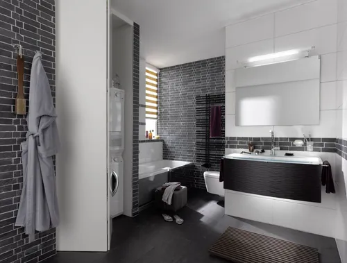 Wand- & Deckenfliesen Schwarz von MOSANI