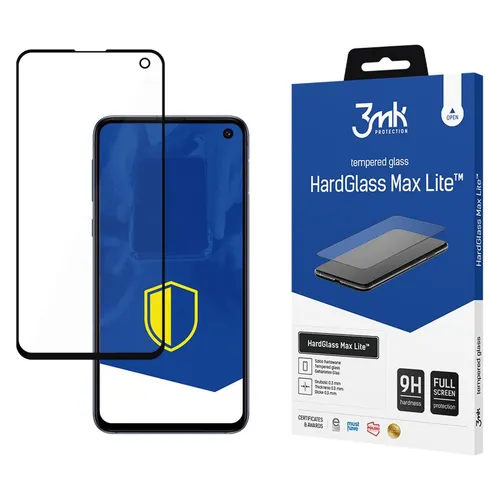 3MK HardGlass Max Lite for Samsung Galaxy S10e black frame (1 Stk., Samsung Galaxy S10e) (GSM098526)