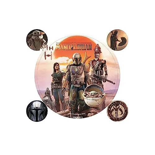 Star Wars Aufkleber-Set The Mandalorian Legacy Vinyl 10 x 12,5 cm, mehrfarbig, Standard, Brotdose 3D Strong