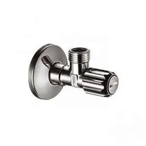 hansgrohe Eckventil 13904000, chrom - Eckventil mit Drehverschluss für präzise Wasserregulierung, inklusive Filtereinsatz zum Schutz vor Schmutz. Ideal für Kalt- und Warmwasseranschlüsse.