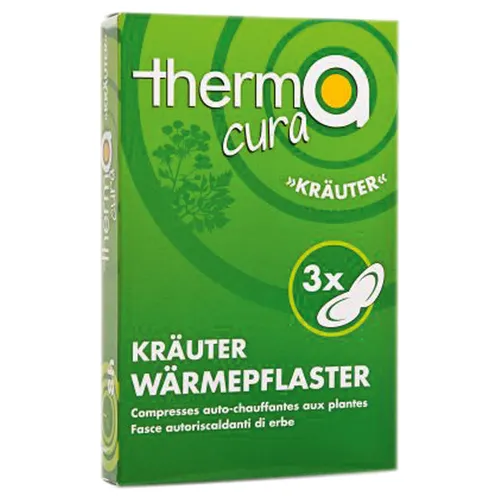 Thermacura Kräuter Kräuter Wärmepflaster Kräuterpflaster Wärmetherapie drei Stk.