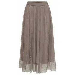 ONLY Feiner Damen Maxi Rock in braun von ONLY