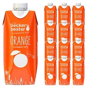 beckers bester ORANGE Direktsaft 12x 0,33 l