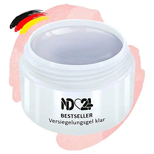 Finish Versiegler-Gel Mittelviskos High Gloss - Uv Nagelgel - Made in Germany - Säurearm (5ml)