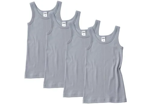 HERMKO Unterhemd 2800 4er Pack Jungen Unterhemd (Weitere Farben) Bio-Baumwolle