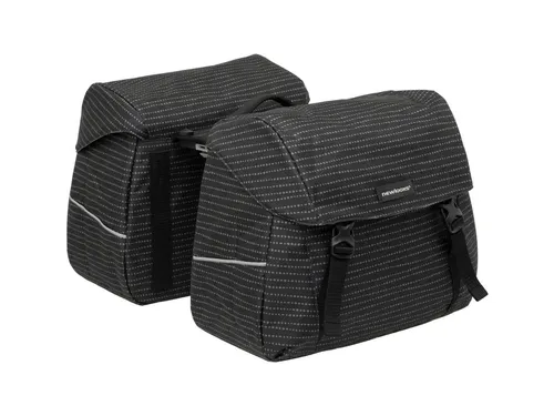 New Looxs Radtasche Joli Double MIK - 2x nomi black - Fahrradtaschen im eleganten nomi black Design, ideal für stilvolle Radfahrer. Mit praktischen Maßen von 38x18x30cm für ausreichend Stauraum.