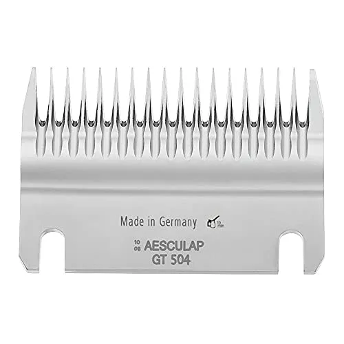 Kerbl GT504 Untermesser für Aesculap Schermesser Econom, 18 Zähne, 3mm Schnittlänge, 100 Stück