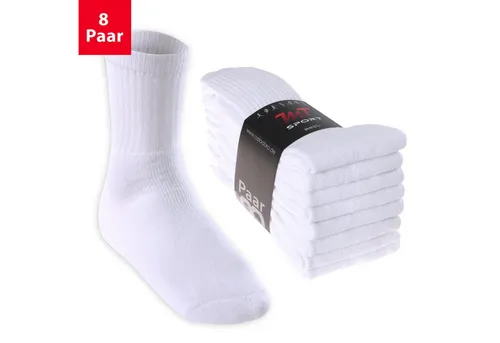 MT Tennissocken 8 Paar, 16 Paar Tennissocken für Damen & Herren