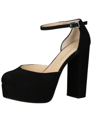 Peter Kaiser Veloursleder High-Heel-Pumps schwarz 41 EU - Pumps & High Heels in Größe 41 mit 10 cm Blockabsatz aus hochwertigem Veloursleder, ideal für elegante Anlässe und den perfekten Look.