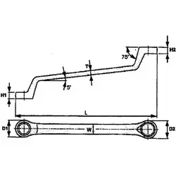 Teng - 631819 Ring-18 x 19mm - TEN631819 - Ringschlüssel, robust und langlebig für höchste Ansprüche in der Werkstatt.