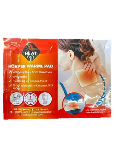 HEAT-PAD Körper Wärme Pad 9 x 13cm