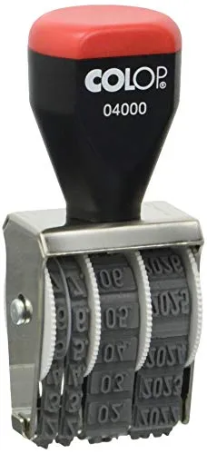 COLOP Datum-Stempel 04000 Monate in Ziffern Abdruckhöhe 4 mm, 108646