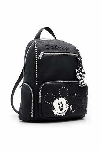 Desigual Women's Back_Mickey Rock Chester, Black in schwarz von Desigual