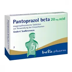 Pantoprazol beta 20 mg acid magensaftresistent Tabletten