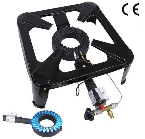 Mucola Gaskocher Hockerkocher mit Piezozündung