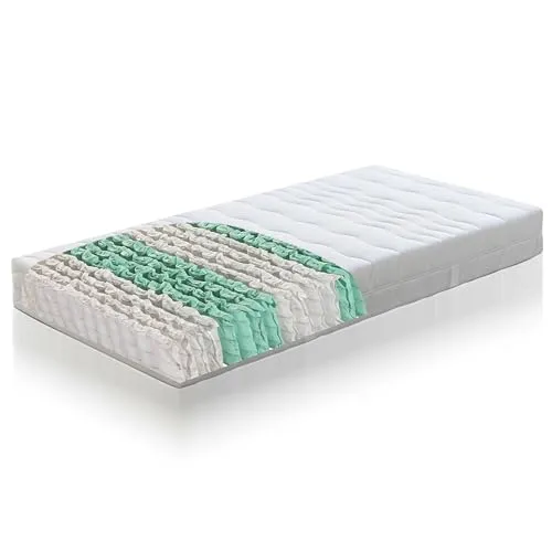 Betten-ABC Traumland TFK – 7-Zonen-Taschenfederkernmatratze - Matratzen mit optimaler Druckentlastung und Klimabezug für ein perfektes Schlafklima, ideal für erholsame Nächte.