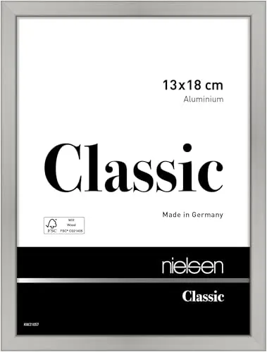 Bilderrahmen vonNielsen Alurahmen Classic 13x18 Silber