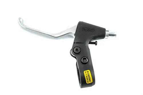 Point Bremsgriff Fahrrad POINT Bremshebel 3-Finger V-Brake Bremsgriff links schwarz/sil