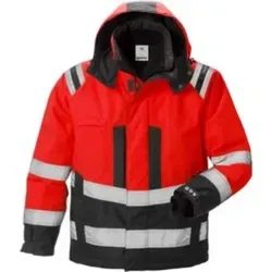 HI-VIS Winterjacke 119626-396 Gr. 2XL rot/schwarz, 100% Polyester