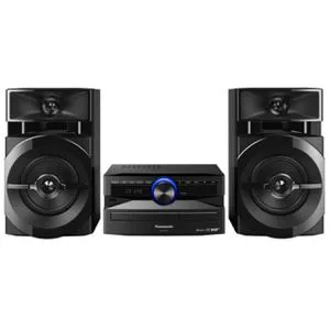 Panasonic SC-UX104 Microanlage - 300 W Digitalradio (DAB+), kraftvoller Sound mit D.Bass und Bluetooth Streaming