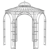 Eleo Pavillon Metall Milano 300 cm x Ø 290 cm Feuerverzinkt von ELEO