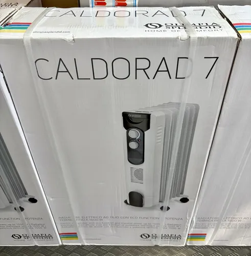 Caldorad 7 Radiator OLIMPIASPLENDID 99620 - Heizgerät in Weiß mit 1500W Heizleistung, ideal für effiziente und schnelle Wärme in Ihrem Zuhause.