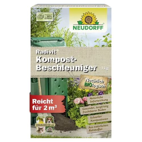 NEUDORFF Radivit Kompost-Beschleuniger 1 kg Kompostierung Komposter Hilfsmittel