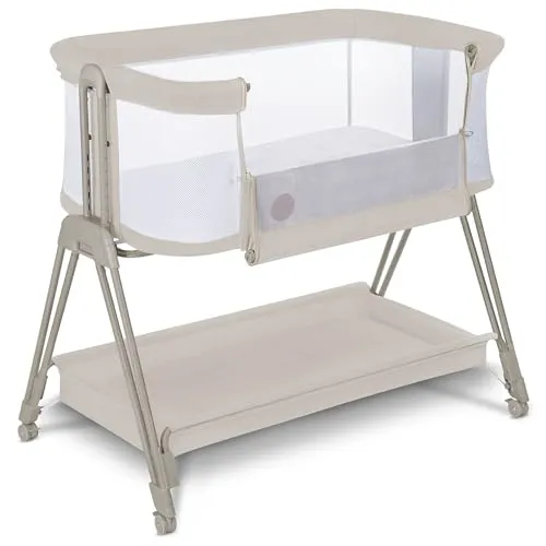 Lionelo Luna Tragbares Beistellbett mit Matratze von Lionelo