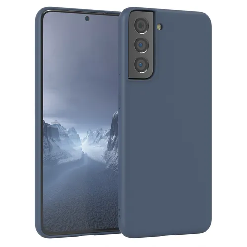 Für Samsung Galaxy S21 5G Handyhülle Silikon Back Cover Schutz Soft Handy Grün