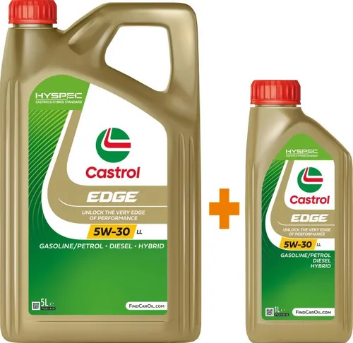 Castrol Motoröl Edge 5W-30 LL 5+1L Aktion