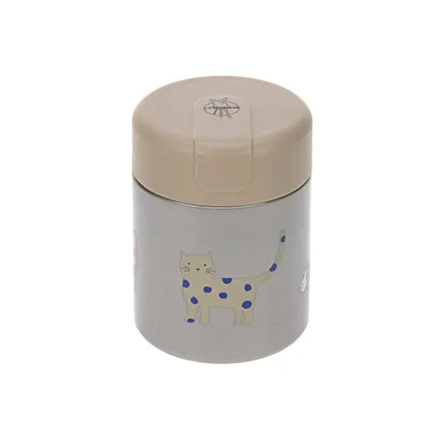 LÄSSIG Baby Kinder Thermo Warmhaltebox Brei Snacks 315 ml - Babynahrung Aufbewahrung - Auslaufsicherer Edelstahl-Thermobehälter für warme oder kalte Mahlzeiten unterwegs, ideal für kleine Portionen und bruchfest.