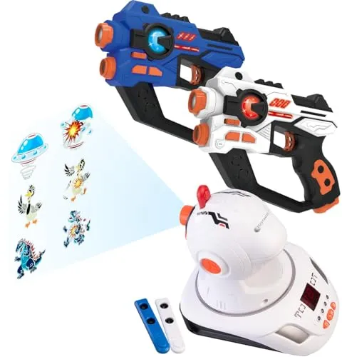 Playtastic Lasertag-Set mit 2 Pistolen und Ziel-Projektor