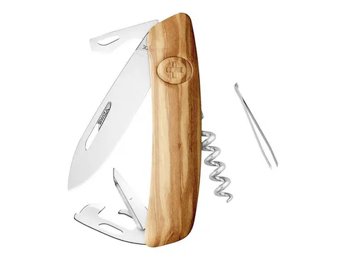 SWIZA Universalmesser Swiza D03 Olivenholz Taschenmesser Schweiz