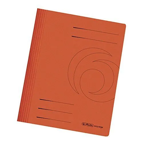 Herlitz Schnellhefter easyorga DIN A4 Manilakarton orange