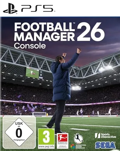 Football Manager 26 - PS5 - Simulationsspiel für die PlayStation 5, ideal für Fußballfans, mit einzigartigem Code in A Box und umfassender Textsprache in mehreren Sprachen.