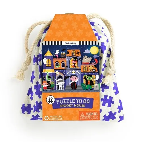 Spooky House 36 Piece Puzzle to Go by Mudpuppy [Jigsaw]