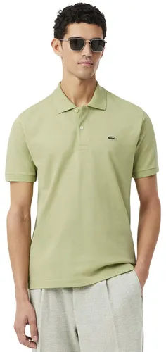 Lacoste Poloshirt Kurzarm mit Polokragen in Grün (XS) - Hochwertiges Piqué-Poloshirt aus 100% Baumwolle, ideal für lässige Anlässe. Der klassische Polokragen mit Knöpfen verleiht einen zeitlosen Look.