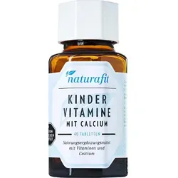 Naturafit Kindervitamine mit Calcium 40 ST