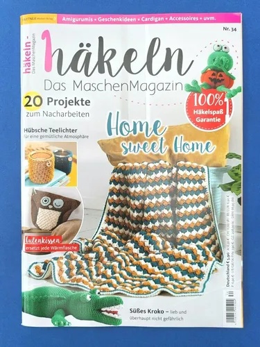 Häkeln Das Maschen Magazin Nr.34/2022 ... 20 Projekte NEU + ungelesen 1A