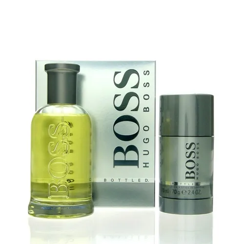 Hugo Boss Bottled Eau de Toilette 100ml + Deodorant Stick 75ml - Geschenkset für Herren mit 100ml Eau de Toilette und 75ml Deodorant Stick, ideal für den modernen Mann, der Stil und Frische schätzt.