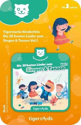 tigermedia Sonstiges Audio-Zubehör tigercard Lieder zum Singen&Tanzen