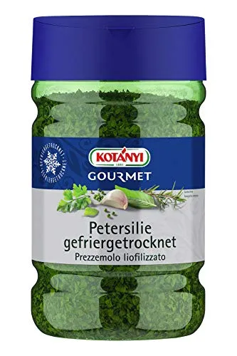 Kotanyi Petersilie gefriergetrocknet, Gewürze für Großverbraucher und Gastronomie, Dose 1200 ccm, ca. 50 g