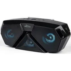 Tragbarer Bluetooth Lautsprecher Mp3 Mp3 Radio Fm Karaoke 8W Mit Griff Und Batterie - Schwarz