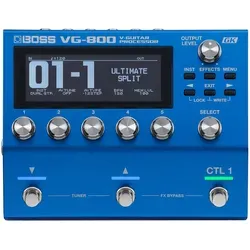 Boss VG-800 V-Guitar Processor - Effektgerät für Gitarre & Bass; Next-Gen V-Guitar-Prozessor für einzigartige Sounds und sofortige Stimmungwechsel, ideal für kreative Musiker.