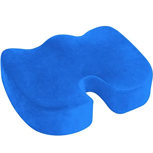 Retoo Sitzkissen Orthopädisches Gemütlich für den Bürostuhl, Kissen mit Memory Foam Stuhlkissen zur Steißbein-Entlastung, Fördert Durchblutung und Erhöht Sitzkomfort, Ergonomisches Büro Auto